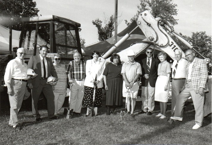 Breaking Ground for the Children's Wing